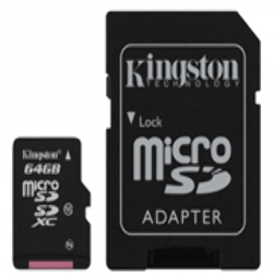 Memoria Micro SD XC 64GB Kingston Clase 10 SDCX10/64GB