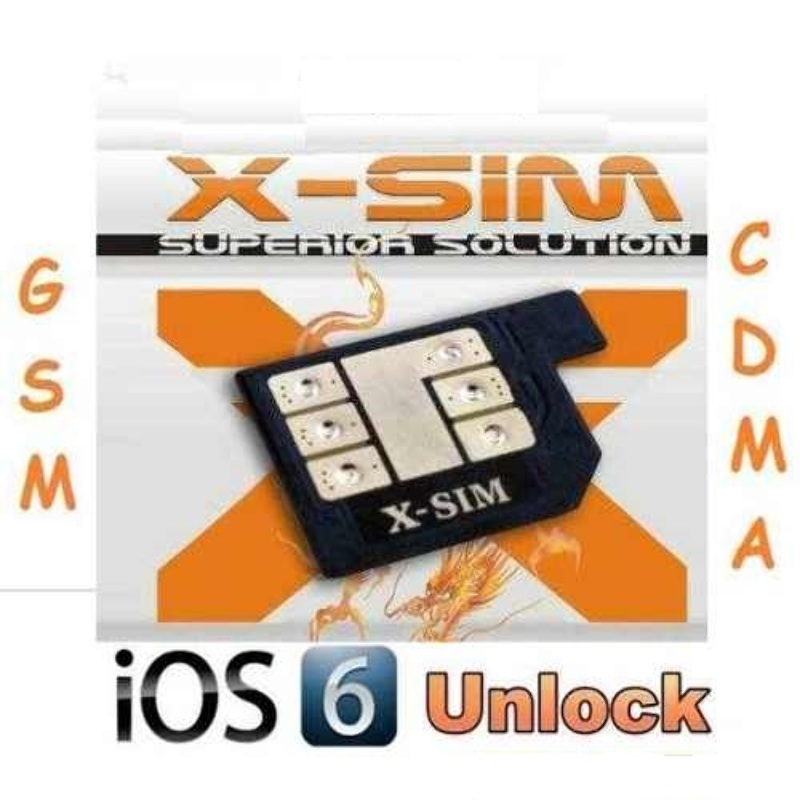 Gevey X SIM iPhone 4S iOs6