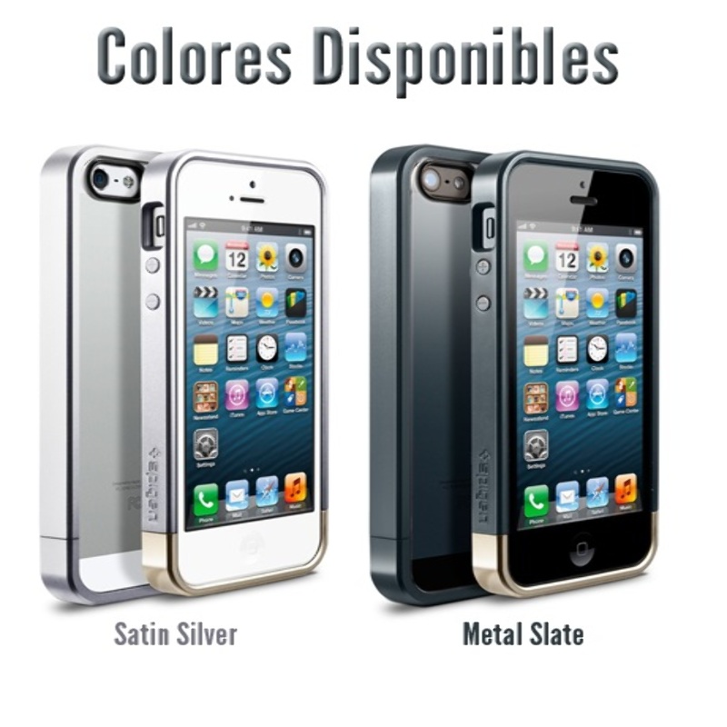 Spigen SGP Linear Metal Crystal Case Funda iPhone 5