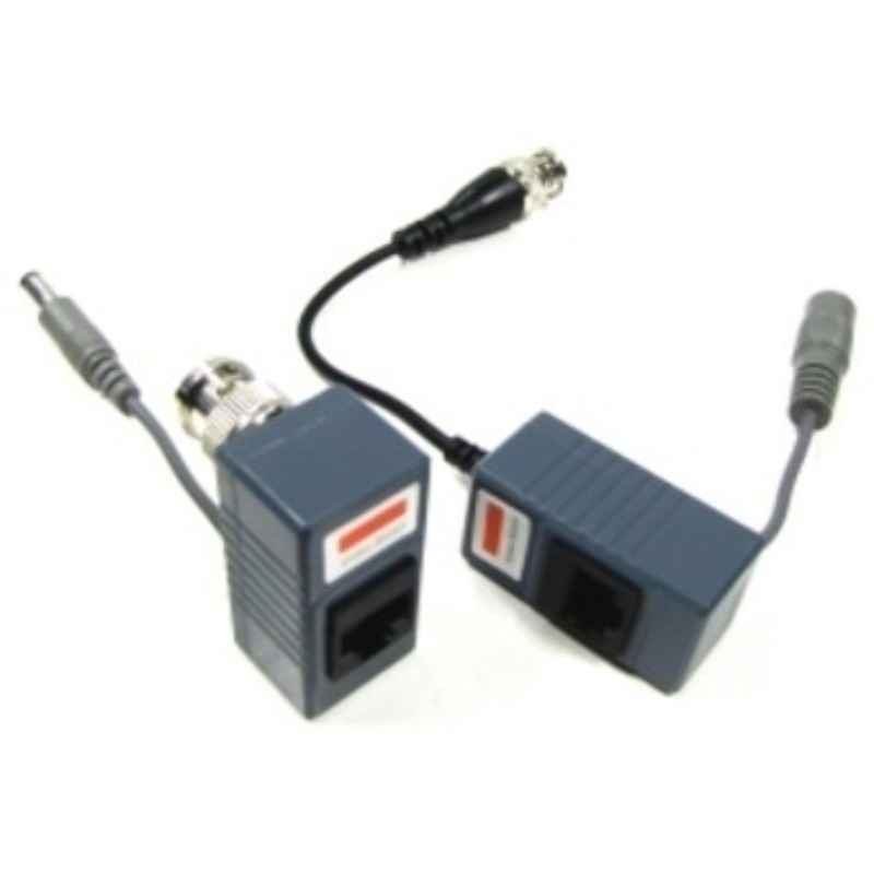 Par Power Balun Poder Video cable UTP