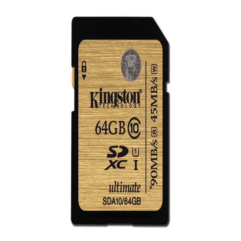 Memoria SD HC 64GB Kingston Clase 10 SDA10/64GB