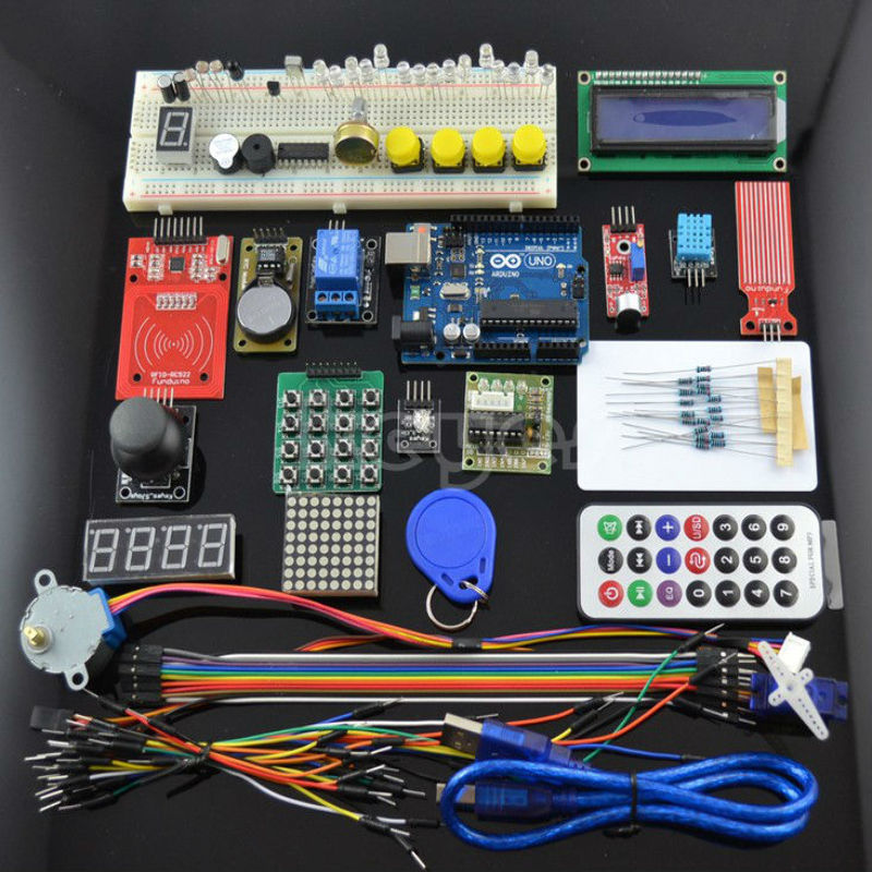 Arduino Uno Upgraded Starter Kit RFID Stepper
