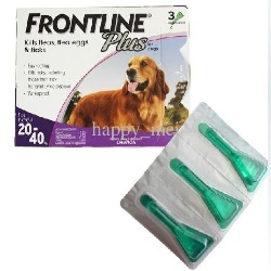 FrontLine anti parasitos 3 pipetas 2,68ml 20-40kg