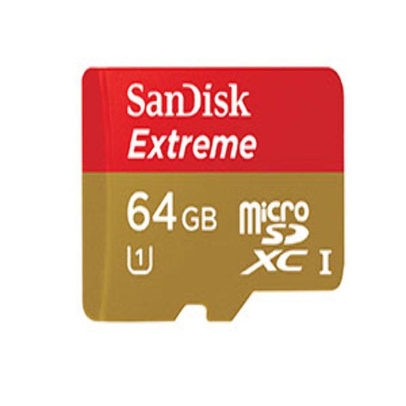 Micro SD HC 64GB SanDisk Extreme SDSDQX-064G 80MB/s