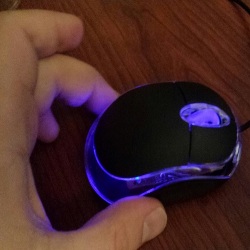 Mouse USB iluminado