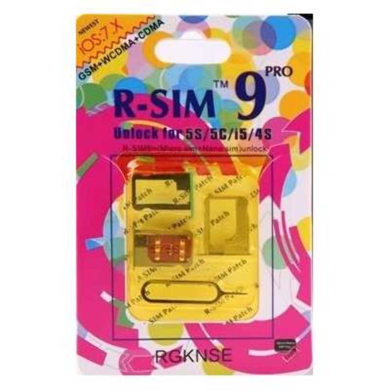 R-sim 9 Pro iPhone 4s 5 5s 5c iOS 7.0-7.x
