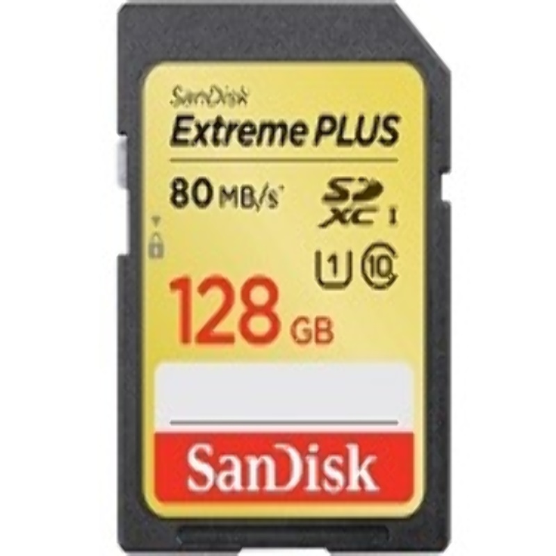 Memoria SD Sandisk UHS-I XC Extreme Plus 128GB 80MB/s