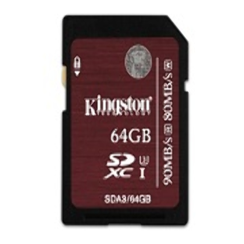 Memoria SD HC 64GB Kingston UHS-I U3 SDA3/64GB 4K