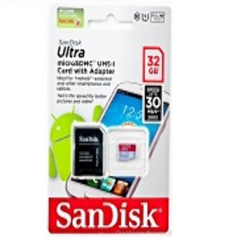 Memoria Micro SD HC 32GB UHS-1 SanDisk 200x 30mbs Sellada Retail