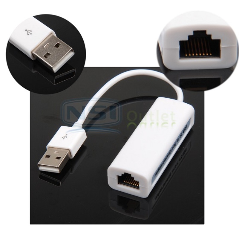 Adaptador Lan Rj45 USB 2.0 Ethernet Win7/8 MacOs