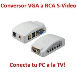 Conversor VGA a RCA S-Video