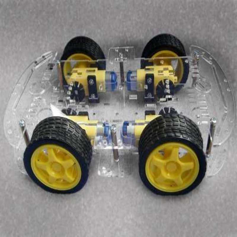 Chasis Carro Robot 4wd Smart Car Arduino Pic Atmel