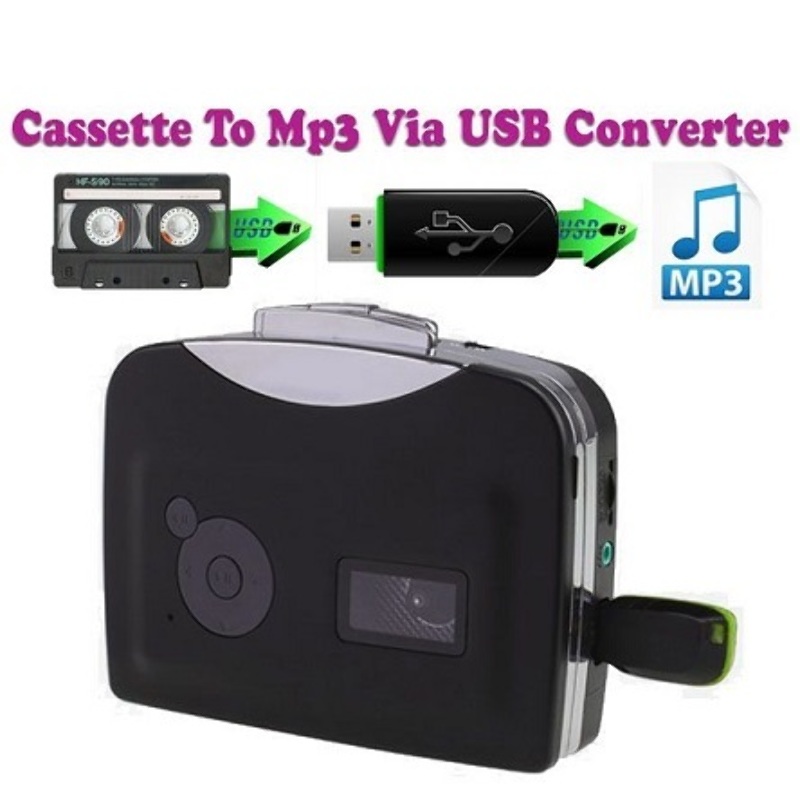 Reproductor y Convertidor de Cassettes a MP3 vía Memoria USB
