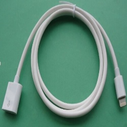 Extensor Cable USB a Conector Lightning iPhone 5 5s iPad Mini
