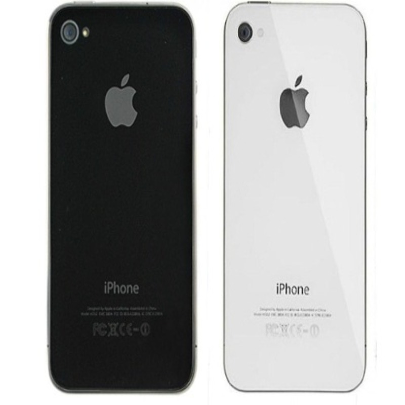 Tapa Trasera iPhone 4 4s Negro Blanco