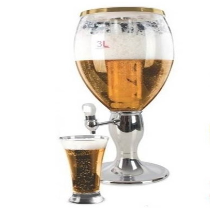 Dispensador 4lts Cerveza Premium Liquido Jugo Agua Porta Hielo