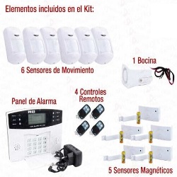 Kit 465 Alarma GSM Plus Sin Contratos