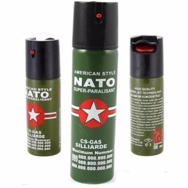 Spray Gas Pimienta Nato Otan 90ml Defensa Personal