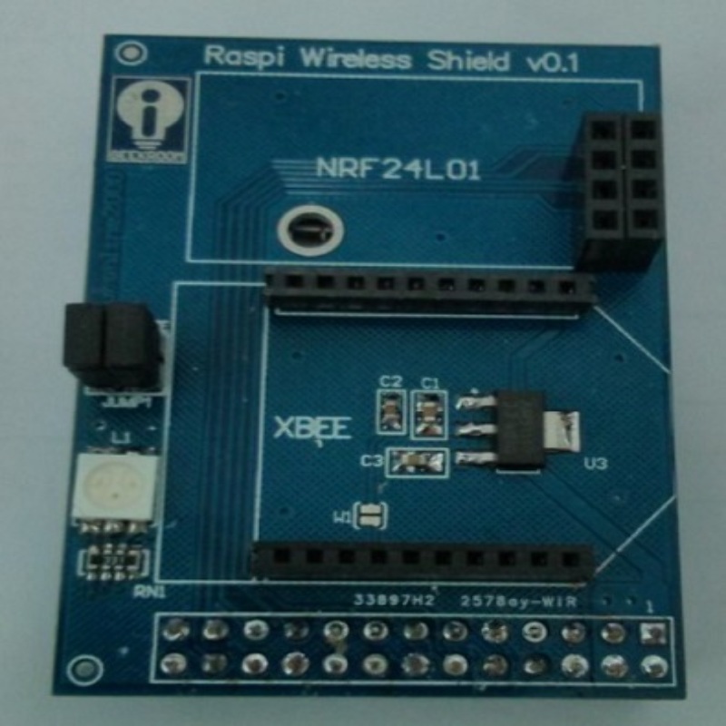 Shield v0.1 NRF24L01 para Raspberry Zigbee Wireless