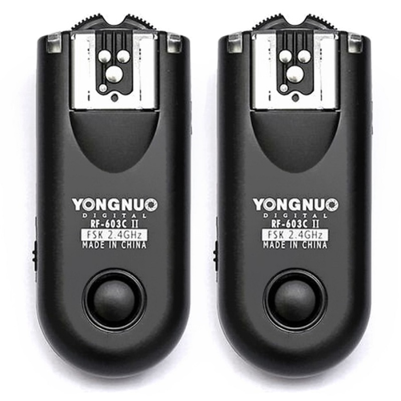 Trigger Yongnuo RF-603C 2.4GHz para Canon (c3) Par Kit