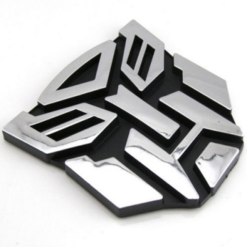 Logo Emblema Transformers Grande XL AutoBot 3d Autos