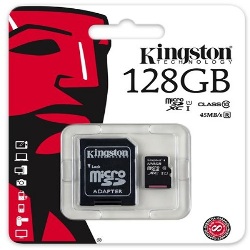 Memoria Micro SD XC Kingston 128GB SDC10G2/128GB
