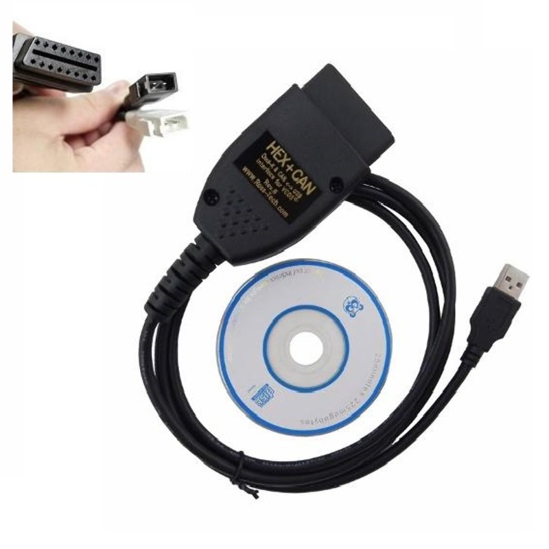 Scanner USB Vag-Com Ultima Version 2015 2016 + Cable 2x2