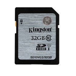 Memoria SD HC 32GB Kingston Clase 10 SD10VG2/32GB