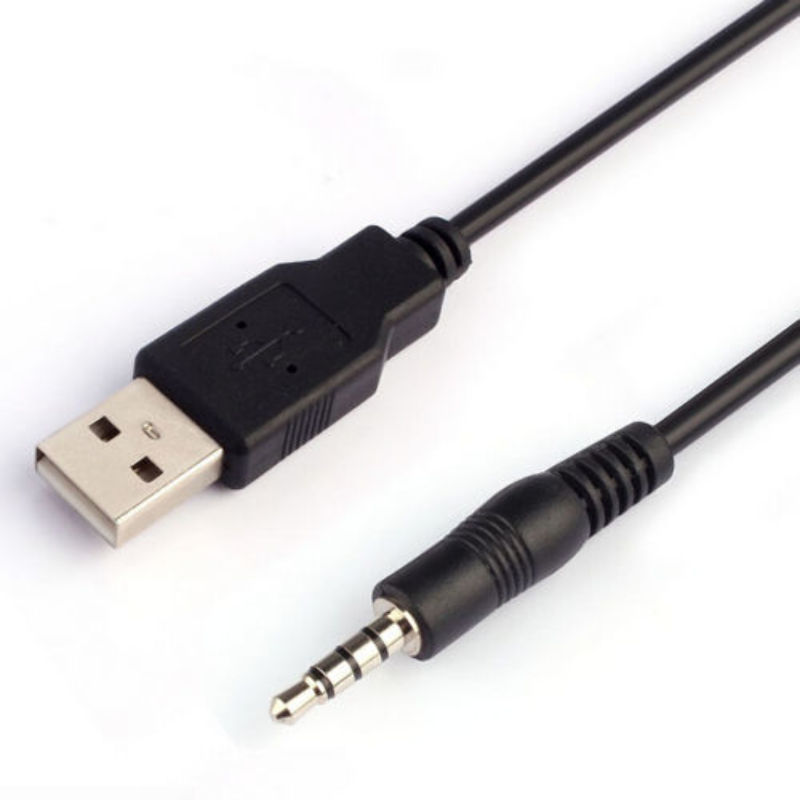 Cable Adaptador USB AUX 3.5mm Auto Mp3