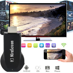Miracast TV HDMI Stick Wi-Fi AirPlay Mejor que Chromecast Ezcast