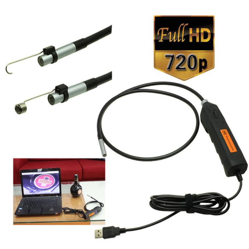 Camara Serpiente Endoscopica HD 720p 1Mt USB