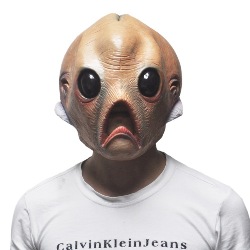 Mascara ET Alien Sesos Scary Halloween Cosplay