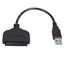 Cable Adaptador USB 3.0 a SATA 22pin 2.5" Disco Duro SSD