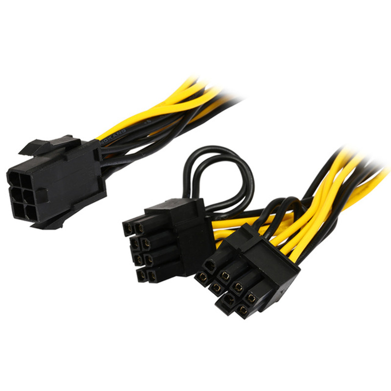 Cable Adaptador Molex PCI Express 2x 6+2 Tarjeta Video