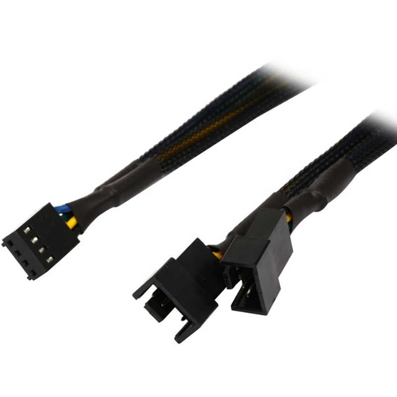 Cable Adaptador CPU 4pin Molex PWM 1 a 2 Ventilador TX4 12 pulga