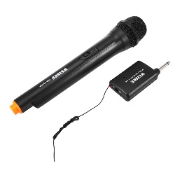 Microfono Inalambrico Transmisor Receptor Doble Canal Weisre