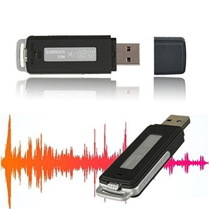 Grabadora Digital 16GB USB Espia Pen Drive