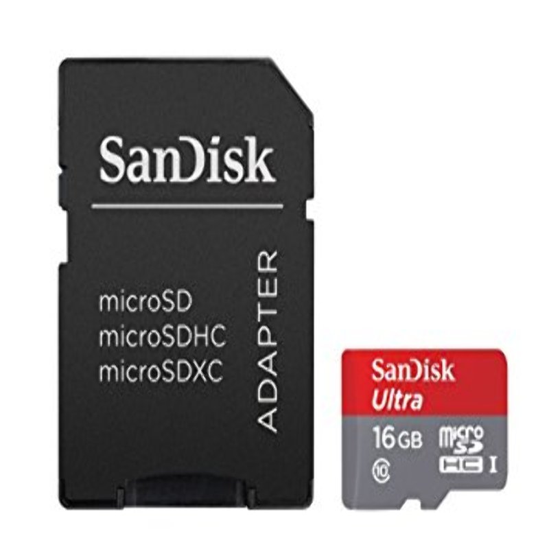 Memoria Micro SD 16GB SanDisk Full 80MB/s