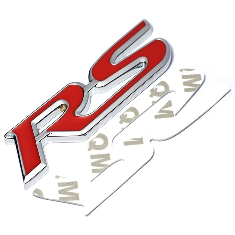 Emblema RS Metalico Adhesivo