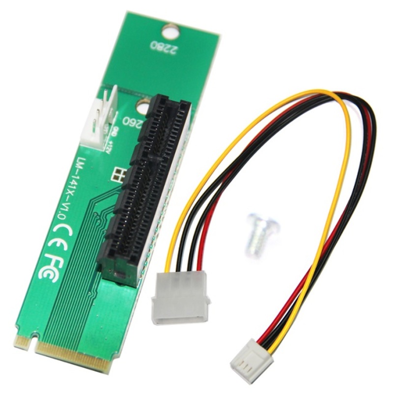 Tarjeta Adaptador PCI-E 4X NGFF M2 M.2 SSD Expansion PCI Express