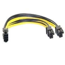 Cable Adaptador Splitter PCI Express 6pin 2x