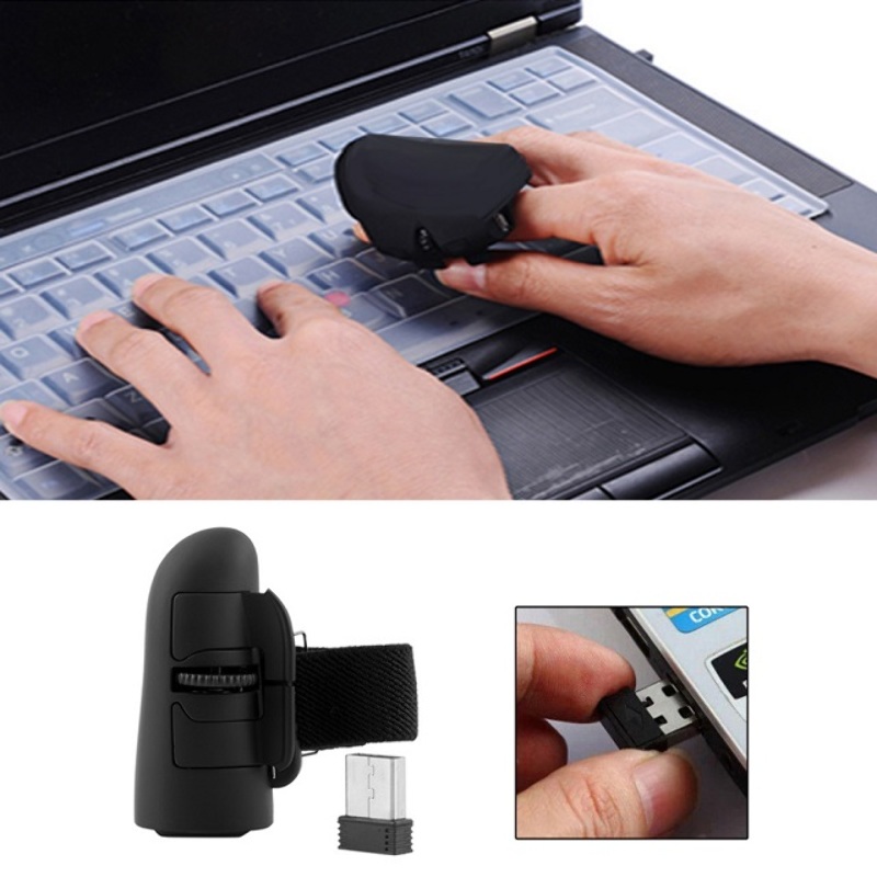 Mini Mouse USB Inalambrico 2.4Ghz Dedo Anillo