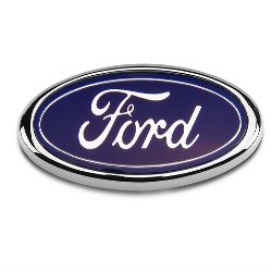 Emblema Ford 11,5x4,7cm con Adhesivo