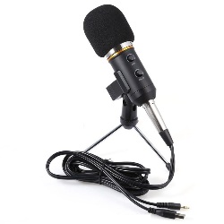 Microfono Podcast Tripode Condenser 3,5mm Profesional Estudio