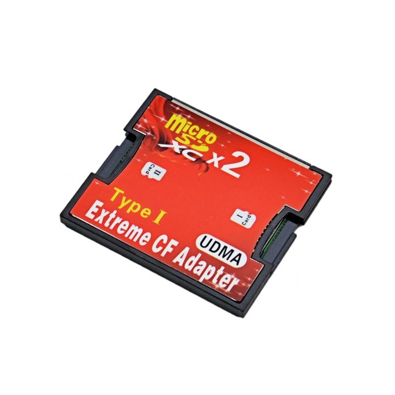 Adaptador Dual 2 Micro SD a Compact Flash