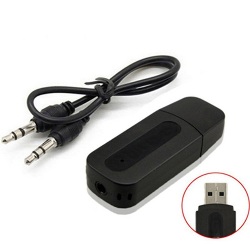 Receptor Adaptador Audio Bluetooth USB 3.5mm Auxiliar