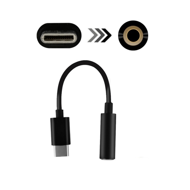 Adaptador de Audio USB-C a 3.5mm Jack Audio Type C
