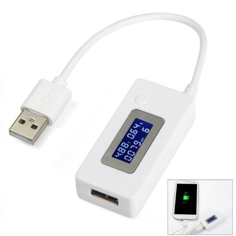 Medidor Voltaje Amperes Potencia Carga Descarga USB