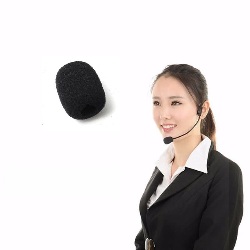 Esponja Protectora para Microfono Cintillo o Solapa Negro