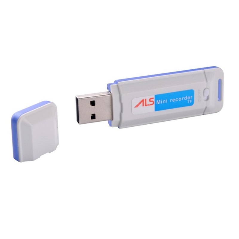 Grabadora Voz Audio USB Ranura Micro SD Espia
